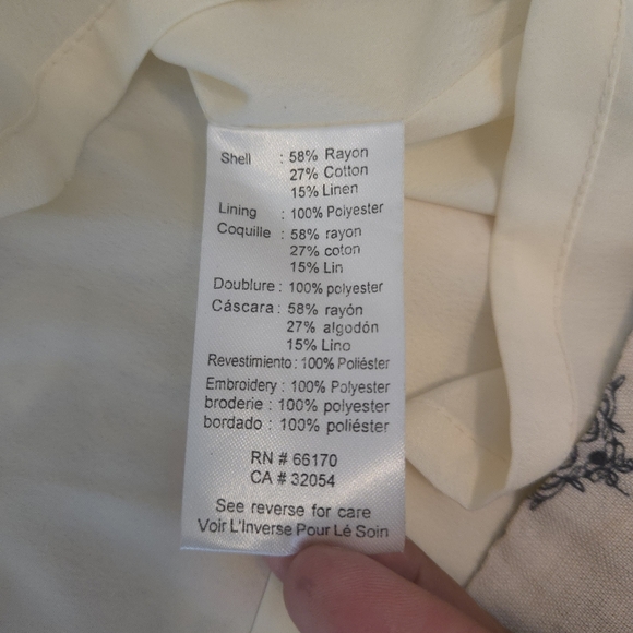 Anthropologie Vineet Bahl Women's Devi Floral Embroidered Midi Skirt - Picture 12 of 14